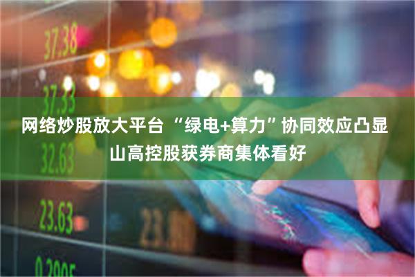 网络炒股放大平台 “绿电+算力”协同效应凸显 山高控股获券商集体看好