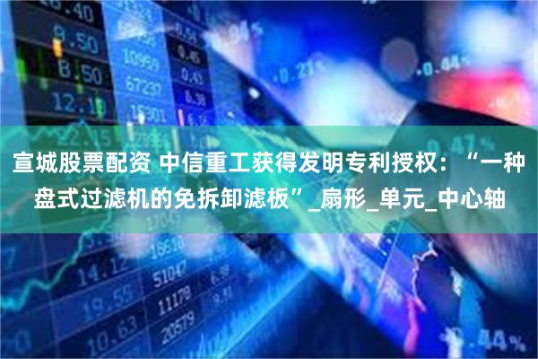 宣城股票配资 中信重工获得发明专利授权：“一种盘式过滤机的免拆卸滤板”_扇形_单元_中心轴