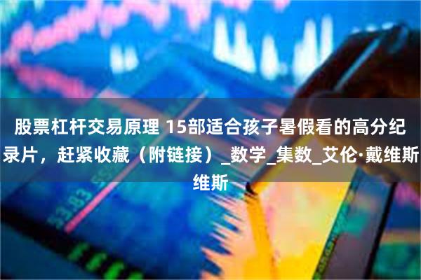 股票杠杆交易原理 15部适合孩子暑假看的高分纪录片，赶紧收藏（附链接）_数学_集数_艾伦·戴维斯