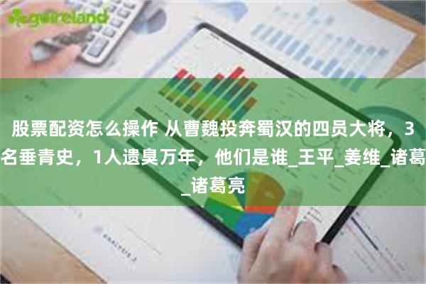 股票配资怎么操作 从曹魏投奔蜀汉的四员大将，3人名垂青史，1人遗臭万年，他们是谁_王平_姜维_诸葛亮