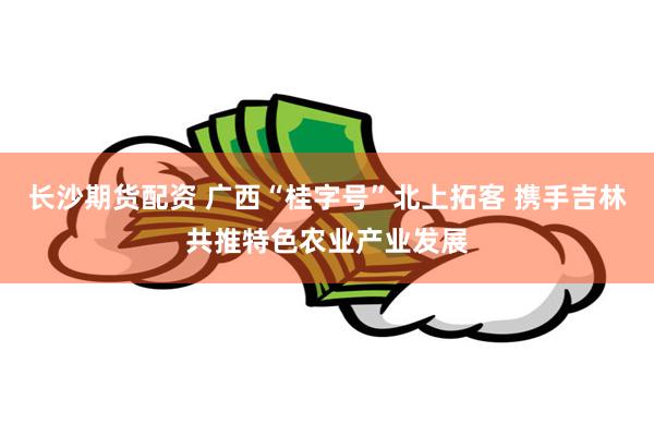 长沙期货配资 广西“桂字号”北上拓客 携手吉林共推特色农业产业发展